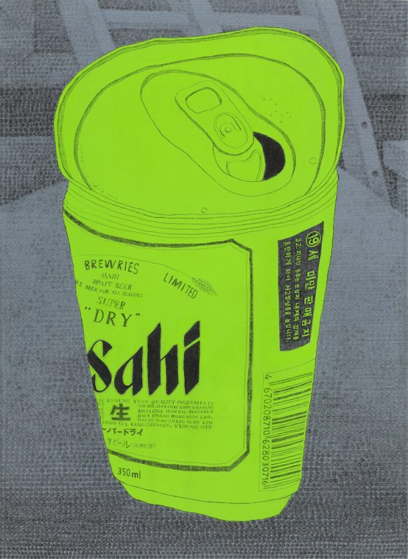 Sitz des Seins #12, 리넨에 연필, 목탄, 아크릴채색, 73×53cm, 2013