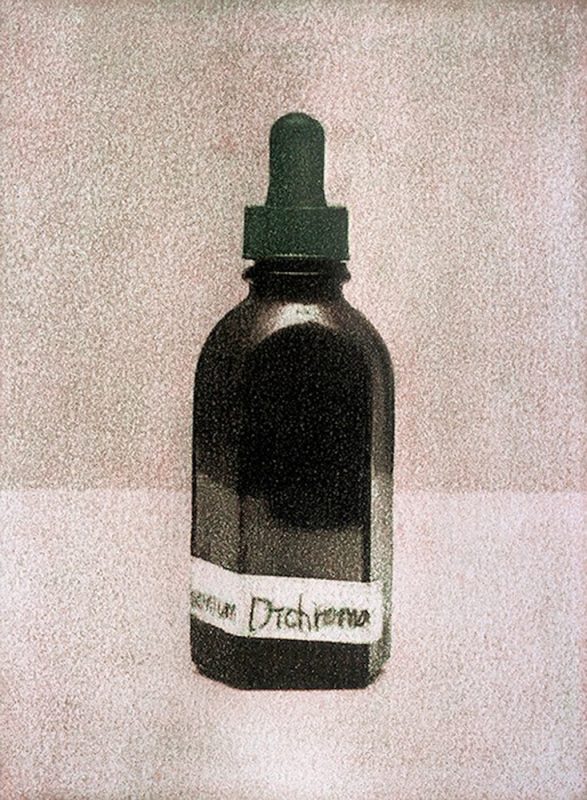 Chemical Bottle 3, Gum Bichromate Print,50x37cm, 1997(Edition of 5)