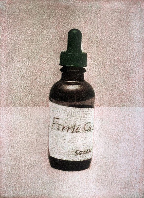 Chemical Bottle 4, Gum Bichromate Print,50X37cm, 1997(Edition of 5)