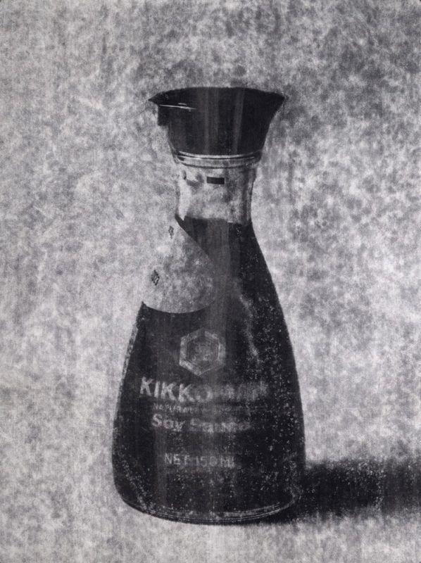 Kikkoman Soy Sauce 23-IX-10, 120x90cm, 장지에 분채 검프린트 Dry pigment on mulberry Hanji, 2023
