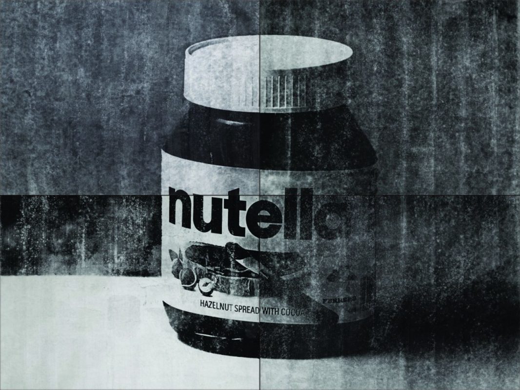 Nutella 23-X-10, 180x240cm(multi frame), 장지에 분채 검프린트 Dry pigment on mulberry Hanji, 2023