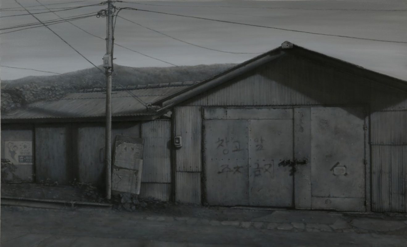 Scene K 1, Oil on canvas, 130x80cm, 2022