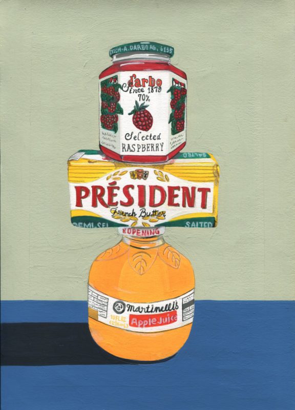 박인선, Still life, Gouache and colored pencil on paper, 210x297mm, 2023
