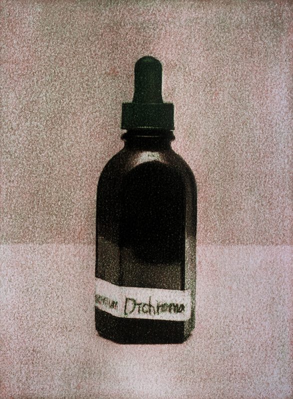 김수강, Chemical Bottle 3 Edition of 5, Gum bichromate print, 50X37cm, 1997