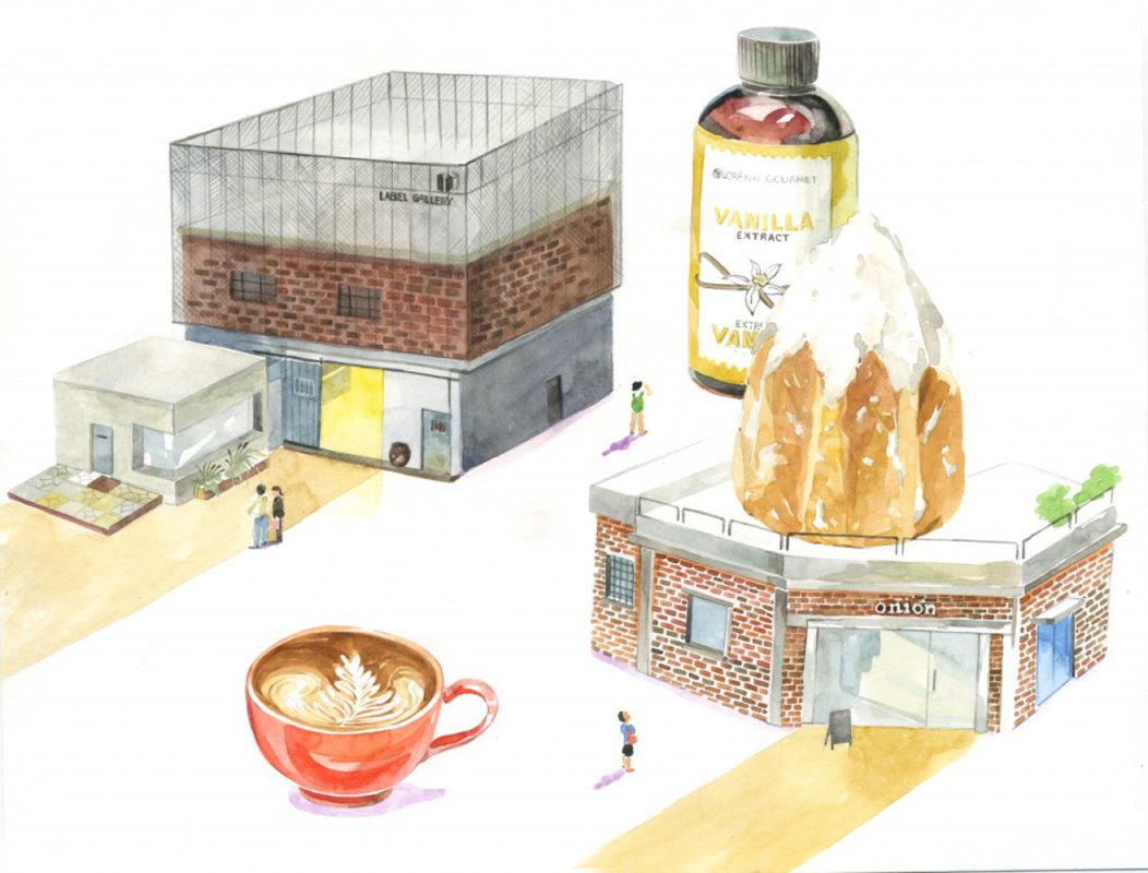성수동, 28×35.6cm, Watercolor on paper, 2023