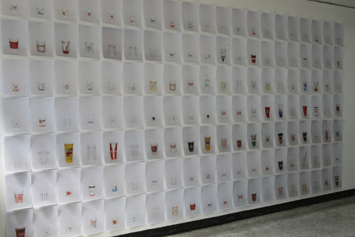 성정원, Disposable days, 레이저 프린트, 가변크기, 2008~2013