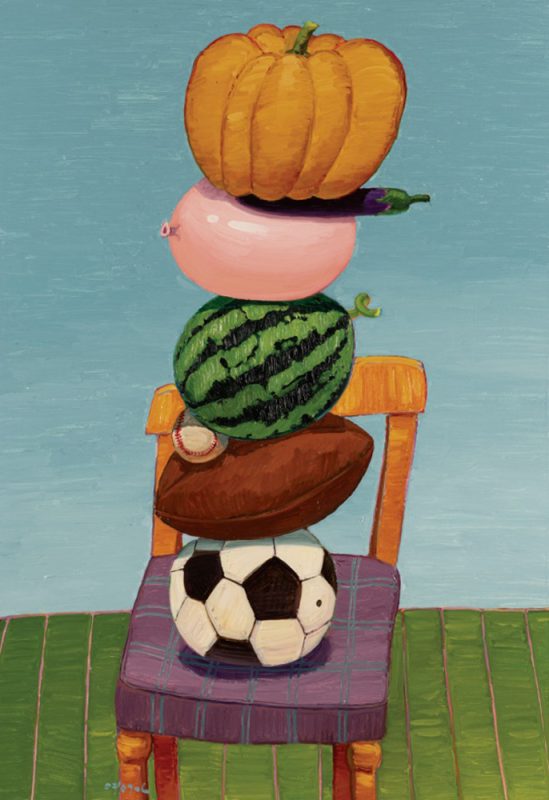 알 수 없는 질문들, Oil on canvas, 116.8x80.3cm, 2023