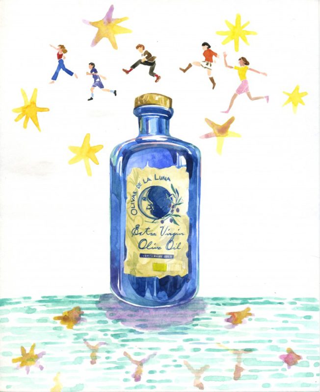 올리브, 25.4×20.3cm, Watercolor on paper, 2023