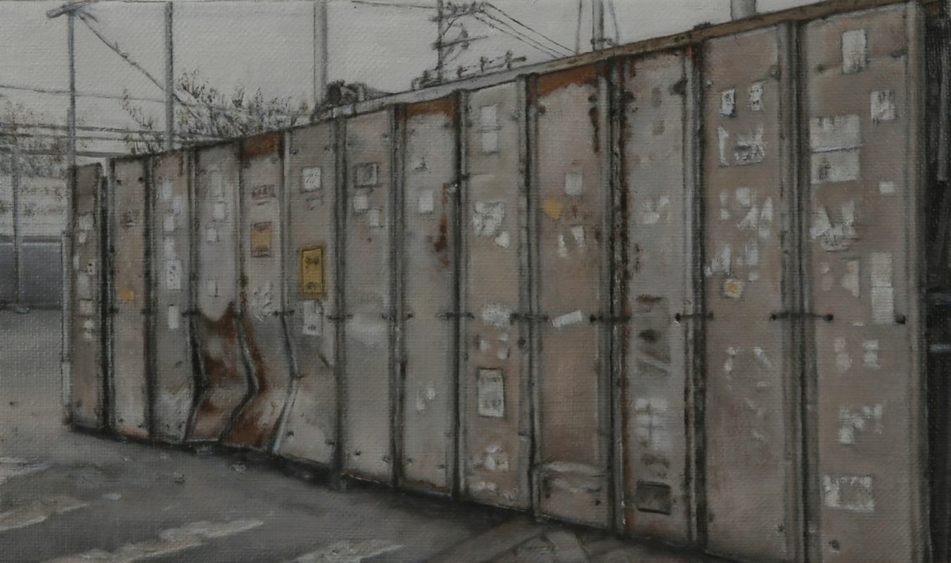 지나가다 C, Oil on canvas, 27.5×16.5cm, 2021