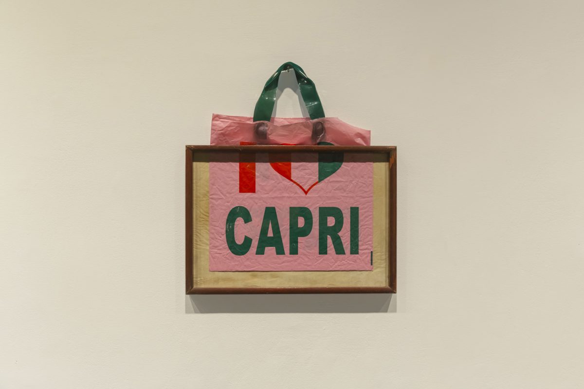 카프리 Capri, Plastic bags, frames, variable installation, 2024